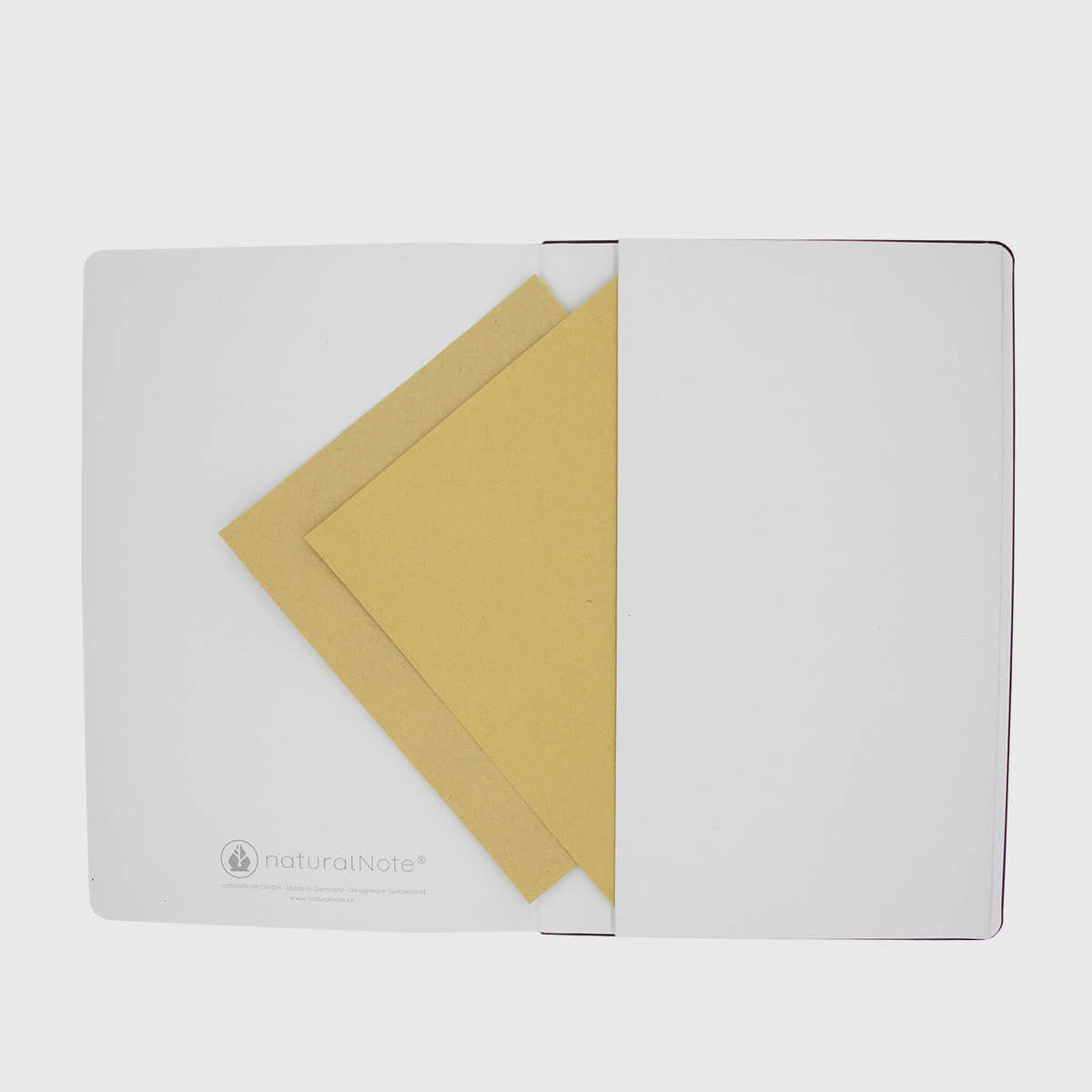 Notizbuch A5 nachhaltig pocket gelb